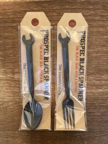 ブラックスパナスプーン・フォーク（包装後）